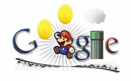 google - mario, google, coin, pipe