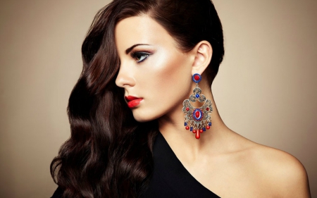 Fashion Mode - earring, woman, model, fashion