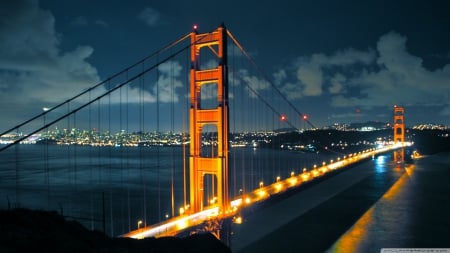 Golden Gate Bridge - hdr - hdr, bridges, golden gate bridge, architecture