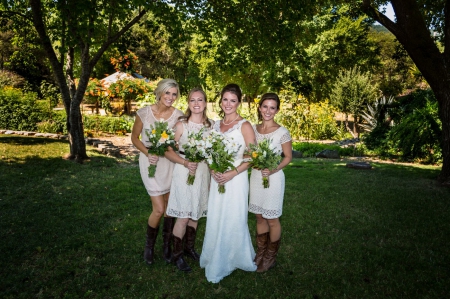 Country Wedding - cowgirl, cute, boots, posing