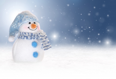 Snowman - snowman, xmas, snow, winter, cute