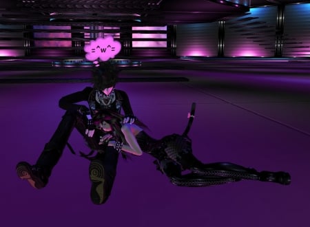 Kitten couple - imvu, avatar, kitten, 3d, couple, chat