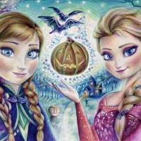 Anna and Elsa ( Halloween)