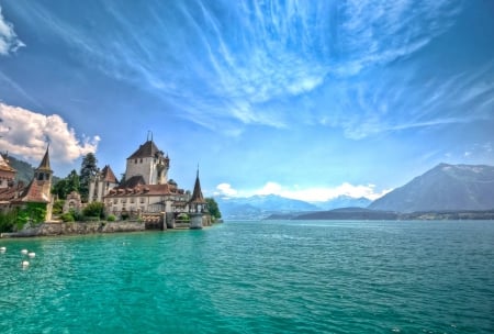 Lake Of Thun-Switzerland - picture, lake of thun-switzerland, wallpaper, color, new