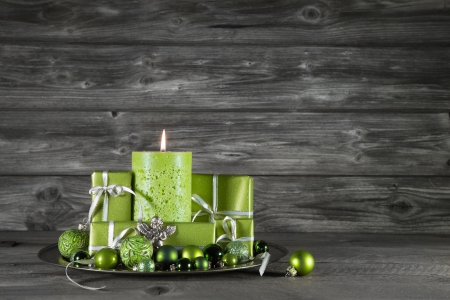 Xmas - wood, candle, decoration, gifts, christmas