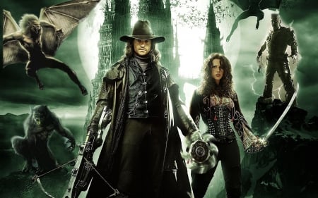 van helsing - helsing, frankenstien, van, werewolf, dracula