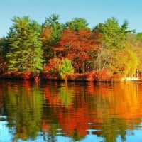 Autumn Mirror Lake