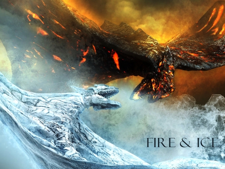 fire and ice the dragon cronicles - dragon, ice, fire, cronicles