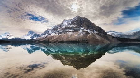 Clouds - mountains, lake, reflection, clouds