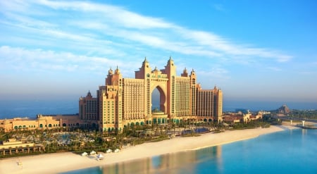 Palm Island - atlantis, island, palm, dubai