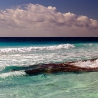 Cloudy Sky over Beach