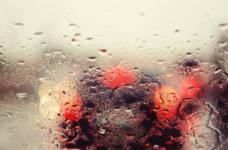 Rain - bokeh, fall, autumn, rain, rainy, autumn splendor