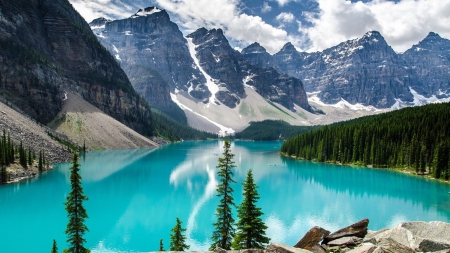 So beautiful lake - mountains, lake, amazing, trees