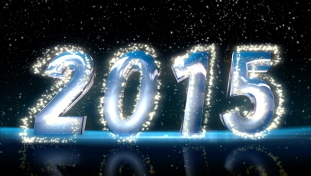 New Year - 2015 - new year, 2015, abstract, 3d and cg