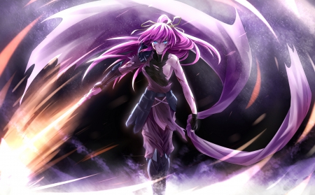 Featured image of post Anime Purple Fire Follow daily anime art to receive notifications of new posts by email