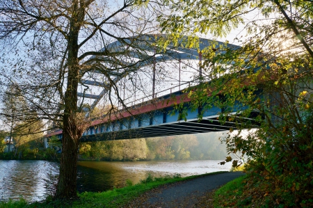 Bridge in autumn - awesome, bridge, beauty, autumn