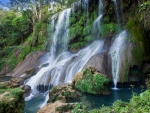 Lovely Rock Waterfall