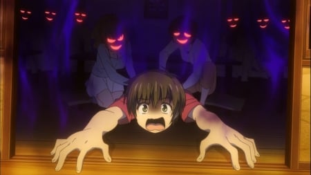 Someone Save Me! - anime guy, tada banri, scared, golden time, anime, wallpaper, brown hair