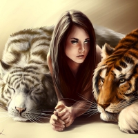 Girl with the Tigers