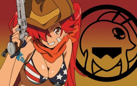 Cowgirl Star - fun, anime, female, guns, cowgirls, style, drawing, passion, cute, art, westerns