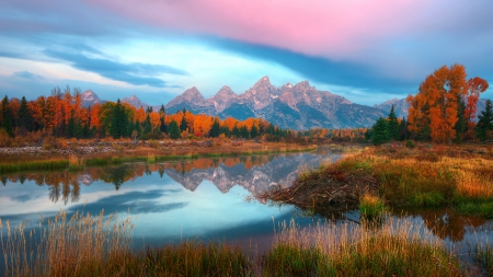 Dreaming Paradise - lake, mountains, cool, gorgeous, trees, nature, paradise