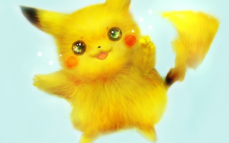 Pikachu - creature, game, fantasy, yellow, Pikachu, pokemon