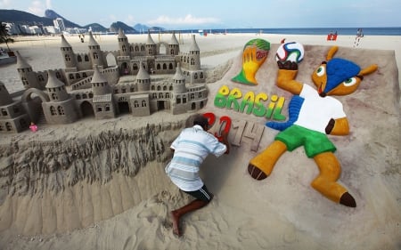 Beach fifa art - fifa, art, beach, castle