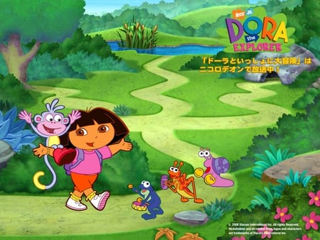 dora and friends - kids, cartoon, eveil