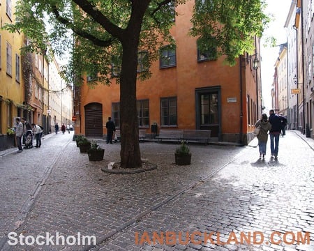 Streets in Stockholm, Sweden - street, sweden, stockholm