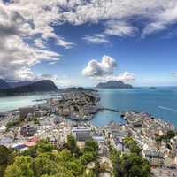 Seaside Alesund village