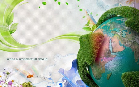 Earth Day - art, people, day, environment, earth