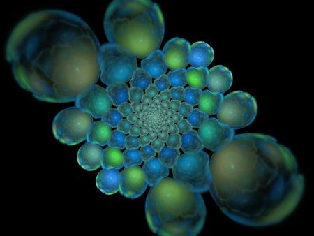 Bubbling Flower - fractal, flower