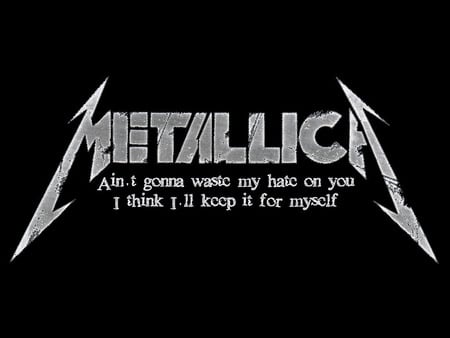 METALLICA - metal, metallica