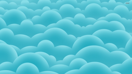 Blue Clouds - Cute, Sky, Blue, Clouds