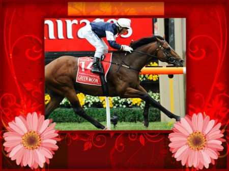 Green Moon - Moon, Melbourne, Cup, Green