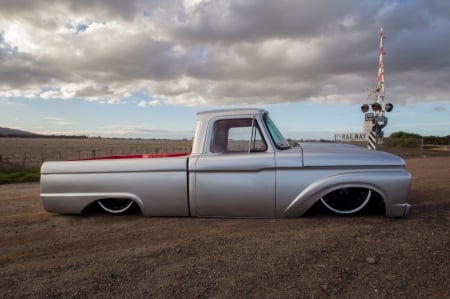 1964-Ford-F-100 - Ford, Truck, Classic, Slammed