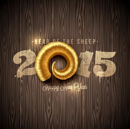 Happy 2015! - sheep, 2015, new year, happy