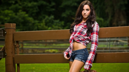 Cowgirl On The Ranch