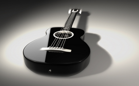 Guitarr - music, guitarr, black, desktop