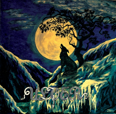 Ulver Nattens Madrigal - Moon, Album, Metal, Norway, Ulver, cover, Wolf, Black Metal