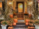 Autumn Porch Decorations