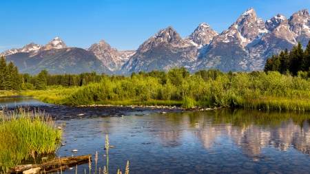 * Grand-Teton-National-Park-Wyoming * - MOUNTAINS, NATURE, TREES, PARK, LAKE, TETON