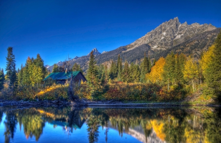 *Grand-Teton-National-Park-Wyoming* - MOUNTAINS, NATURE, RIVER, TREES