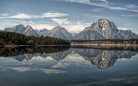 * Oxbow-Bend-Lake-Grand-Teton-National-Park-Wyoming * - MOUNTAINS, NATURE, PARK, LAKE