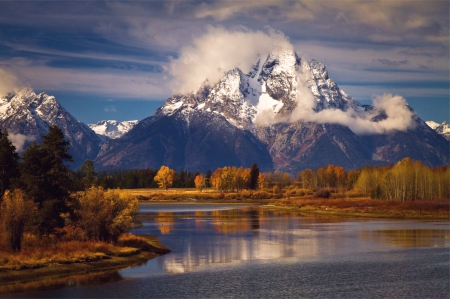 * Grand-Teton-National-Park-Wyoming * - nature, mountain, park, sky