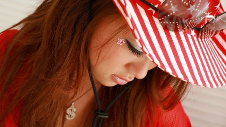 Lonely Cowgirl - women, style, fun, girls, passion, models, westerns, female, fashion, hats, cowgirls