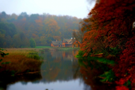 * Autumn lake * - lake, fall, nature, autumn