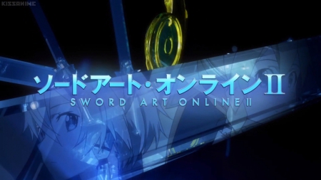 SAO II - abstract, anime, sword, messages, reflection, texts, dark, blade, black, sword art online, sao, items, words, objects