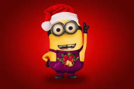 ♥Xmas Minion♥ - santa, christ, mas, cute, xmas, minion