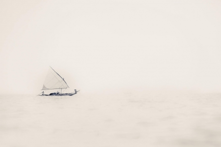 Nowhere - abstract, image, ship, boat